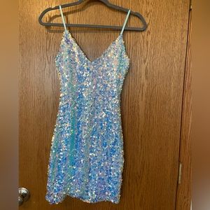 Sequin homecoming dress